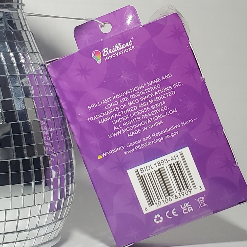 Rechargeable Disco Mushroom Lamp with 9 Color Light Modes Novelty - Picture 3 of 4